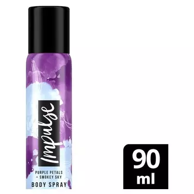 IMPULSE DEODORANT PURPLE PETAL&SMOKEY SKY 90ml IMPULSE DEODORANT PURPLE PETAL&SMOKEY SKY 90ml
