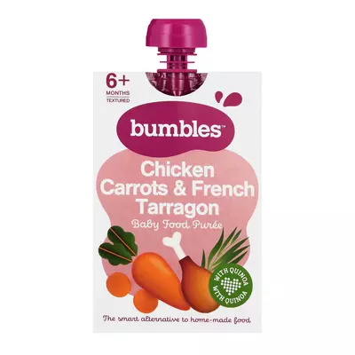 Bumbles Chicken Carrots & French Tarragon 120g Bumbles Chicken Carrots & French Tarragon 120g