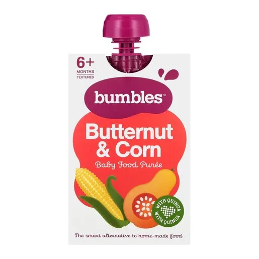 Bumbles Butternut&corn With Quinoa 120g
