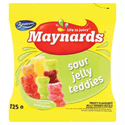 Maynards Sour Jelly teddies 125g