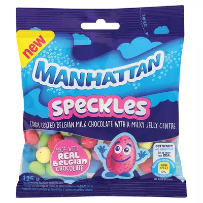 Manhattan Speckles Chocolate 125g Manhattan Speckles Chocolate 125g