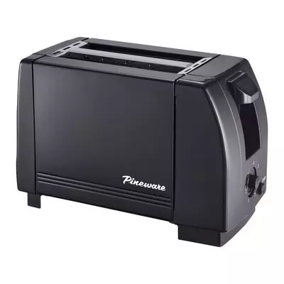 Pineware 2 Slice Toaster Black