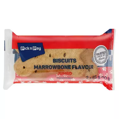 PnP Jumbo Biscuit Marrowbone Flavour 90g PnP Jumbo Biscuit Marrowbone Flavour 90g