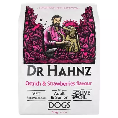 Dr Hahnz Dog Adult Small Ostrich 6kg Dr Hahnz Dog Adult Small Ostrich 6kg