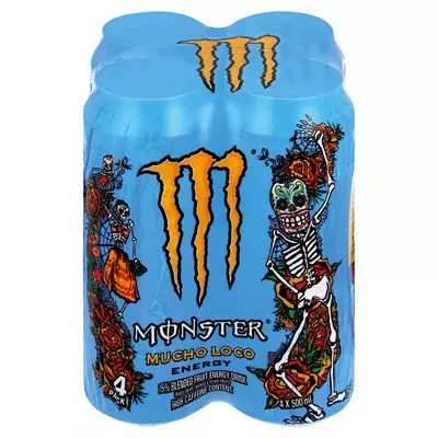 Monster Energy Mango Loco 500ml x 4 Monster Energy Mango Loco 500ml x 4