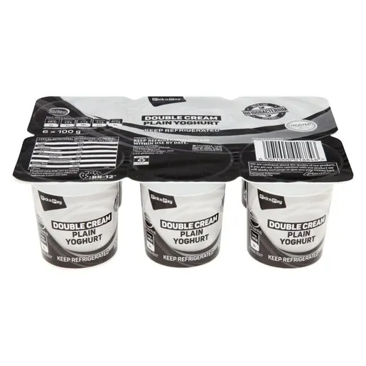 PnP Double Cream Plain Yoghurt 6 x 100g