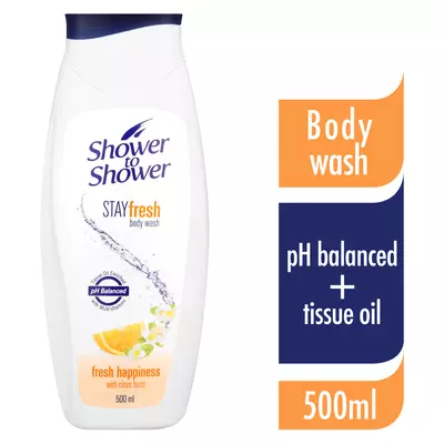 Shower To Shower Fresh Happiness Body Wash 500ml