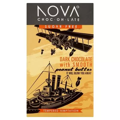 Nova Chocolate S/f Peanut/b Dark 100g Nova Chocolate S/f Peanut/b Dark 100g