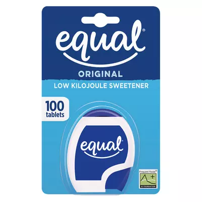 Equal Low Kilojoule Sweetener Tab 100ea Equal Low Kilojoule Sweetener Tab 100ea