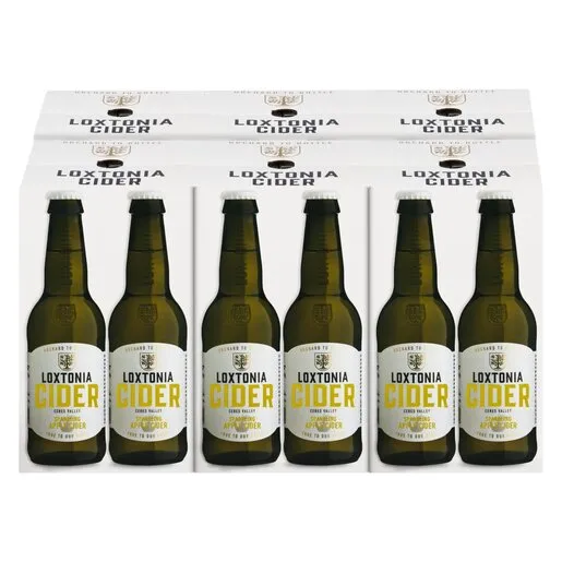 LOXTONIA CIDER SPARKLING APPLE 340ml LOXTONIA CIDER SPARKLING APPLE 340ml