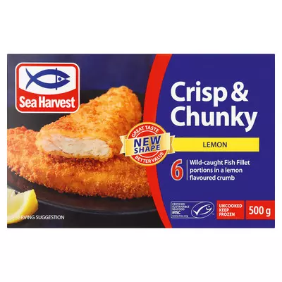 Sea Harvest Crisp & Chunky Lemon 500g Sea Harvest Crisp & Chunky Lemon 500g