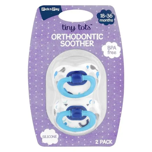 PnP Tiny Tots Soother 18-3 Months 2 Pack PnP Tiny Tots Soother 18-3 Months 2 Pack