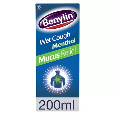 Benylin Wet Cough Menthol 200ml Benylin Wet Cough Menthol 200ml