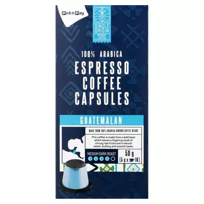 PnP Guatemala Coffee Capsules 10's PnP Guatemala Coffee Capsules 10's
