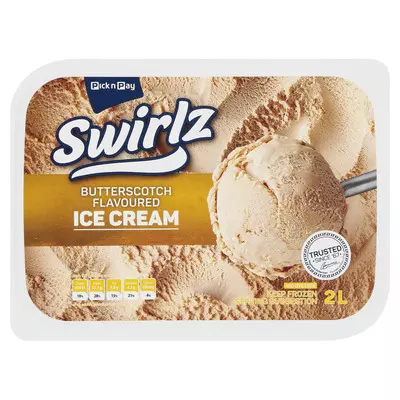 PnP Butterscotch Flavoured Ice Cream 2L