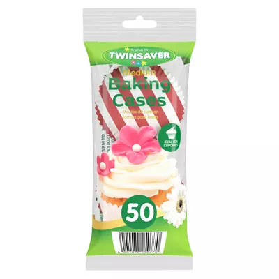 Twinsaver Paper Baking Case Medium 95mm 50ea Twinsaver Paper Baking Case Medium 95mm 50ea