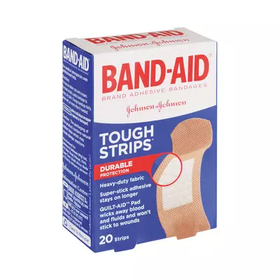 Band-Aid Plaster Tough Strips 20ea