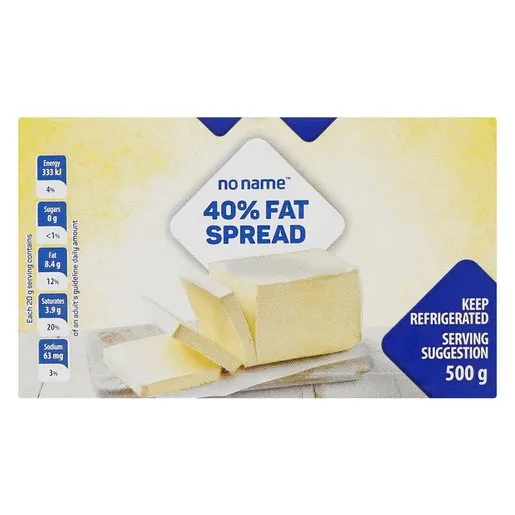 No Name 40% Fat Spread 500g