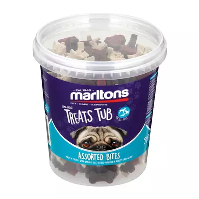 Marltons Pet Bites Tub Assorted 500g