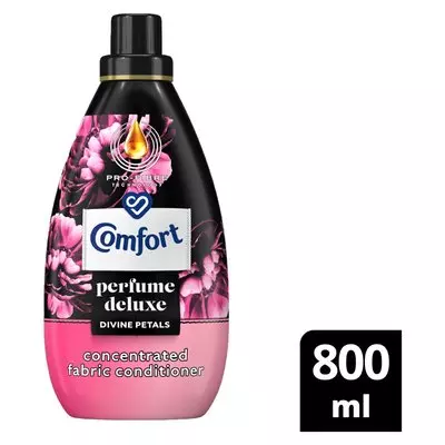 Comfort Perfume Deluxe Divine Petals Laundry Fabric Softener 800ml Comfort Perfume Deluxe Divine Petals Laundry Fabric Softener 800ml