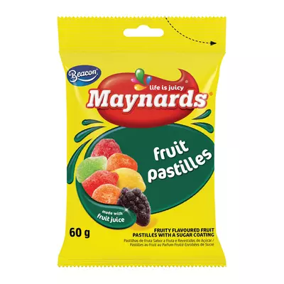 MAYNARDS FRUIT PASTILLES 60g MAYNARDS FRUIT PASTILLES 60g