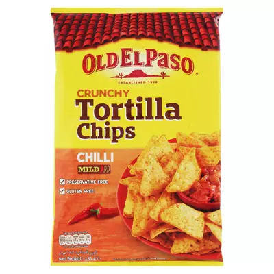 Old El Paso Tortilla Chips Chilli 185g