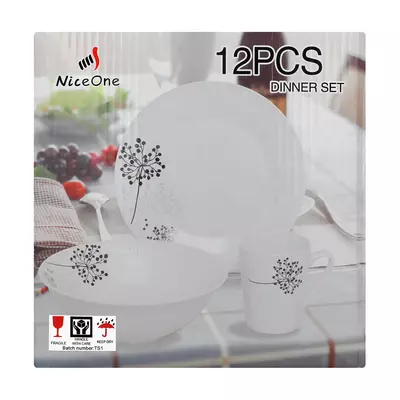 Niceone Dinner Set Squares 12 Piece Niceone Dinner Set Squares 12 Piece