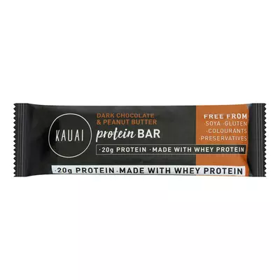 Kauai Dark Chocolate Peanut Butter Protein Bar 72g