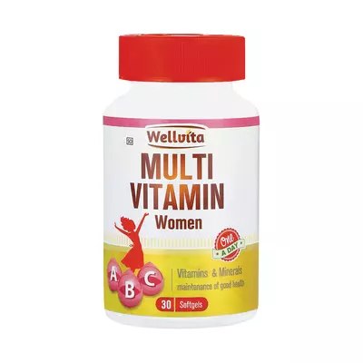 Wellvita MultiVit Women's Soft Gels 30ml Wellvita MultiVit Women's Soft Gels 30ml