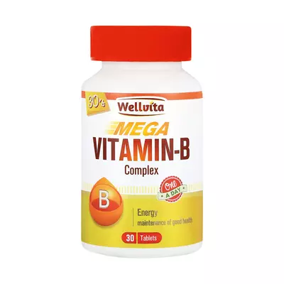 Wellvita Vitamin B Complex Tablets 30ml Wellvita Vitamin B Complex Tablets 30ml