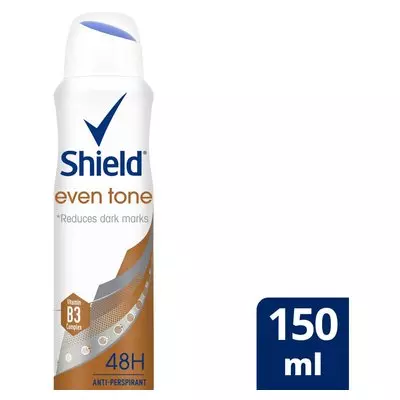 Shield Antiperspirant Aerosol Even Tone 150ml