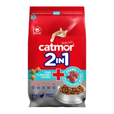 Catmor 2in1 Tuna Chunks & Prawn 1.5kg Catmor 2in1 Tuna Chunks & Prawn 1.5kg