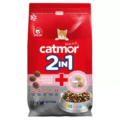 Catmor Kitten Chunks 2in1 1.5kg Catmor Kitten Chunks 2in1 1.5kg