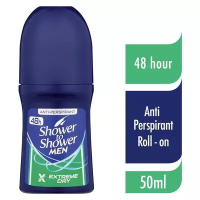 Shower To Shower Roll On Extra Dry Men 50ml Shower To Shower Roll On Extra Dry Men 50ml