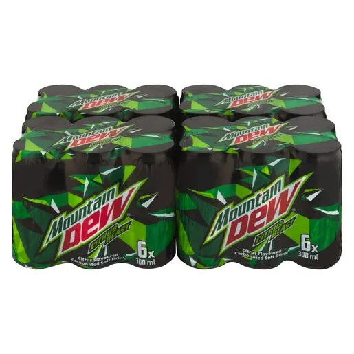 Mountain Dew Cold Drink Can 300ml x 24 Mountain Dew Cold Drink Can 300ml x 24
