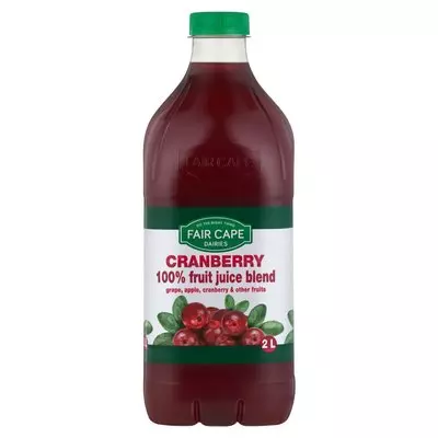 Fair Cape 100% Cranberry Juice 2L Fair Cape 100% Cranberry Juice 2L