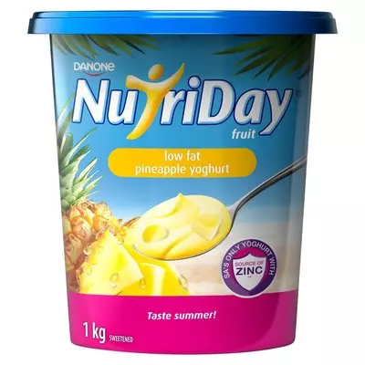 Danone Nutriday Low Fat Pineapple Fruit Yoghurt 1kg