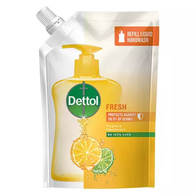 Dettol Liquid Handwash Refill Pouch Fresh 500ml Dettol Liquid Handwash Refill Pouch Fresh 500ml