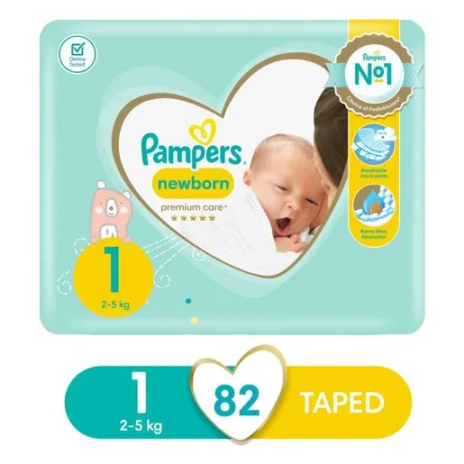 Pampers Premium Care Size 1 82ea Pampers Premium Care Size 1 82ea