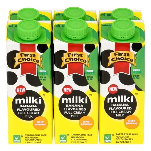 First Choice Banana Milk 250ml x 6