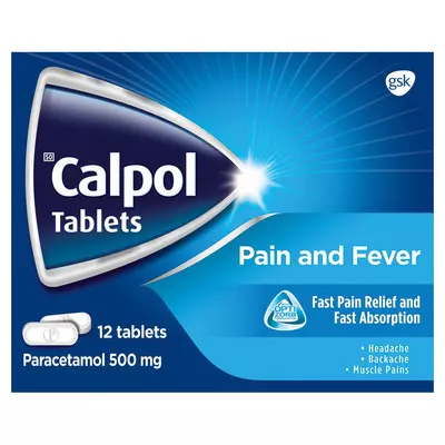 Calpol Tablets 500mg 12's Calpol Tablets 500mg 12's