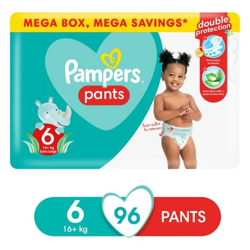 Pampers Pants Mega Box Size 6 96ea