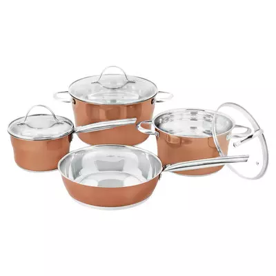 Taste Cleo Cookware Set Stainless Steel 7 Piece