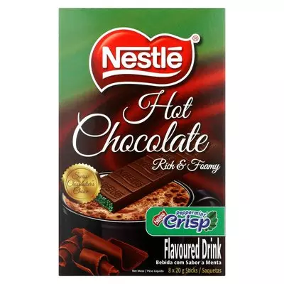Nestlé Hot Chocolate Peppermint Crisp Sachets 8's Nestlé Hot Chocolate Peppermint Crisp Sachets 8's