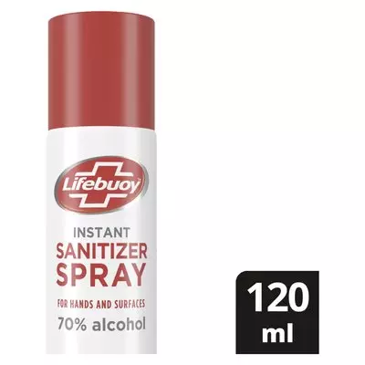Lifebuoy Total 10 Instant Hand Sanitizer Spray 120ml Lifebuoy Total 10 Instant Hand Sanitizer Spray 120ml
