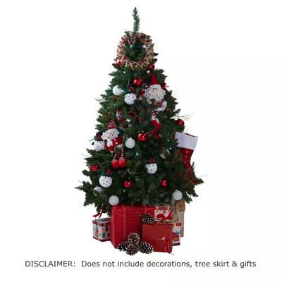 Santa's Village Tree Green Pine Cone Santa's Village Tree Green Pine Cone