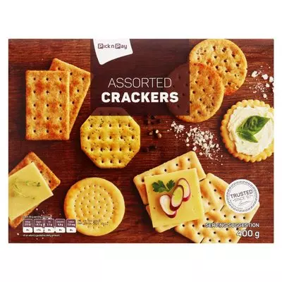 PnP Assorted Cracker Mix 400g PnP Assorted Cracker Mix 400g