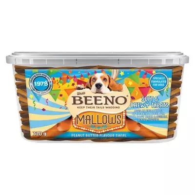 Beeno Mallows Peanut Butter Swirl 320g Beeno Mallows Peanut Butter Swirl 320g