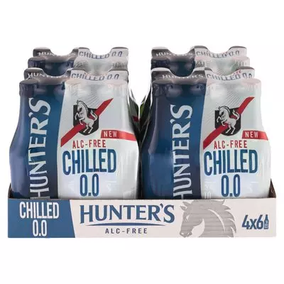 Hunters Chilled Non Alcoholc NRB 330ml x 24 Hunters Chilled Non Alcoholc NRB 330ml x 24