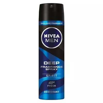 Nivea Men Deep Fragrance Spirit Body Spray 150ml Nivea Men Deep Fragrance Spirit Body Spray 150ml